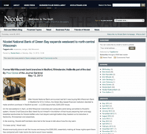 bank Medford, bank Wausau - Nicolet Bank