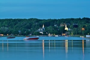 Read more about the article Take in a Classic Door County Lake View Sunset at Bay Breeze Resort