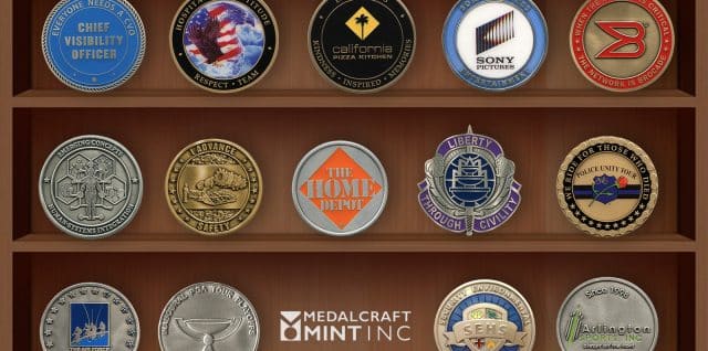 Challenge coins by Medalcraft Mint