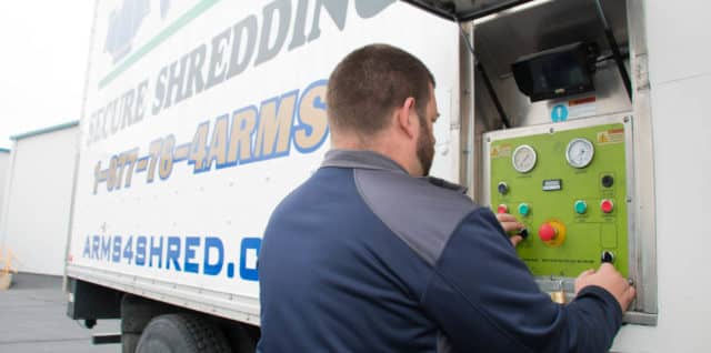 ARMS shredding services in Green Bay, Wisconsin