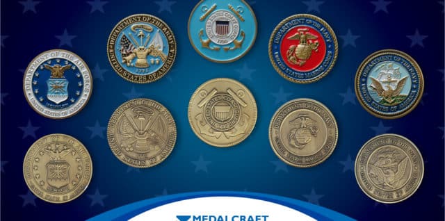 Medalcraft Mint custom military challenge coins