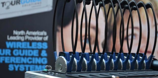 Tour audio systems rental by TourGuide Solutions