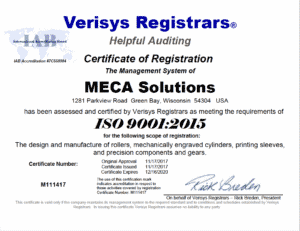 Read more about the article ISO Certification Affirms MECA Solutions’ Quality Management System