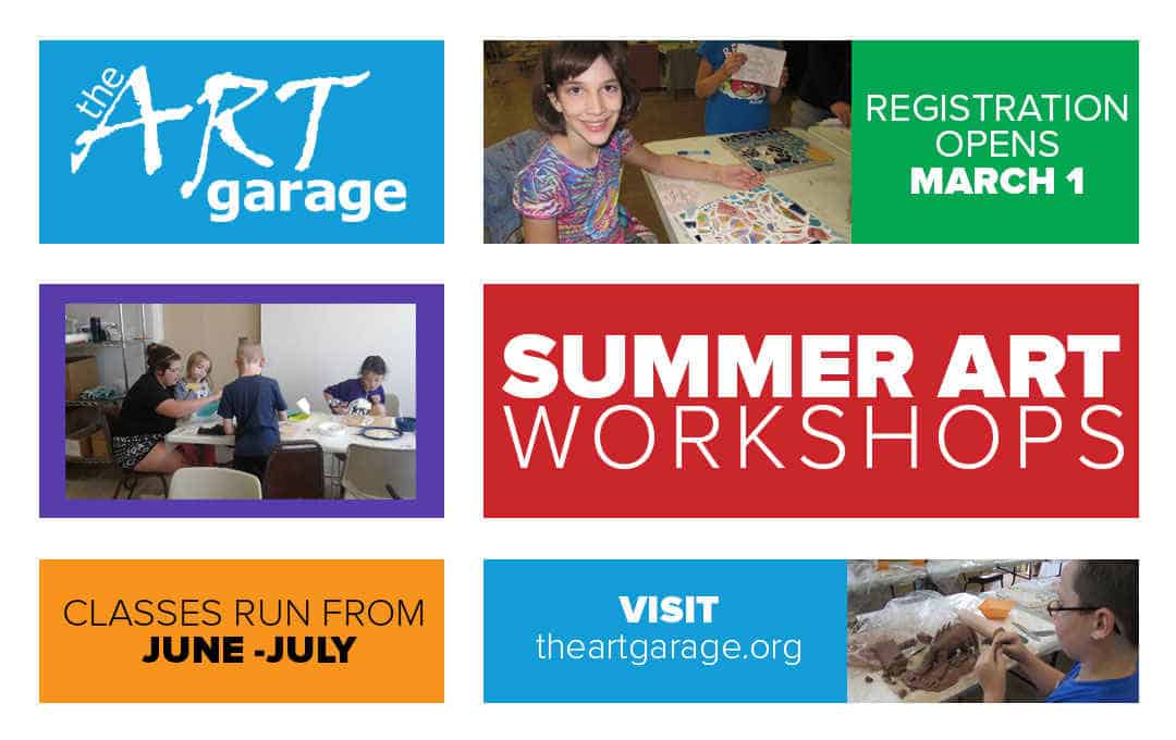 You are currently viewing The ARTgarage youth Summer Art Workshops registration opens March 1