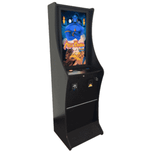 Read more about the article Ali Baba Plus machine features a 10-line game on a vertical monitor