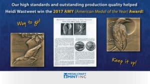 Read more about the article Die-striking 3-dimensional medals worthy of award-winning artwork
