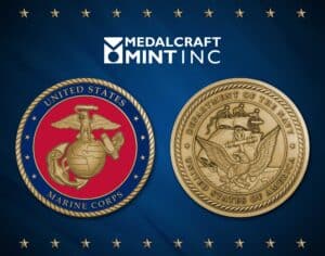 Read more about the article Military challenge coins reinforce unit pride and team unity