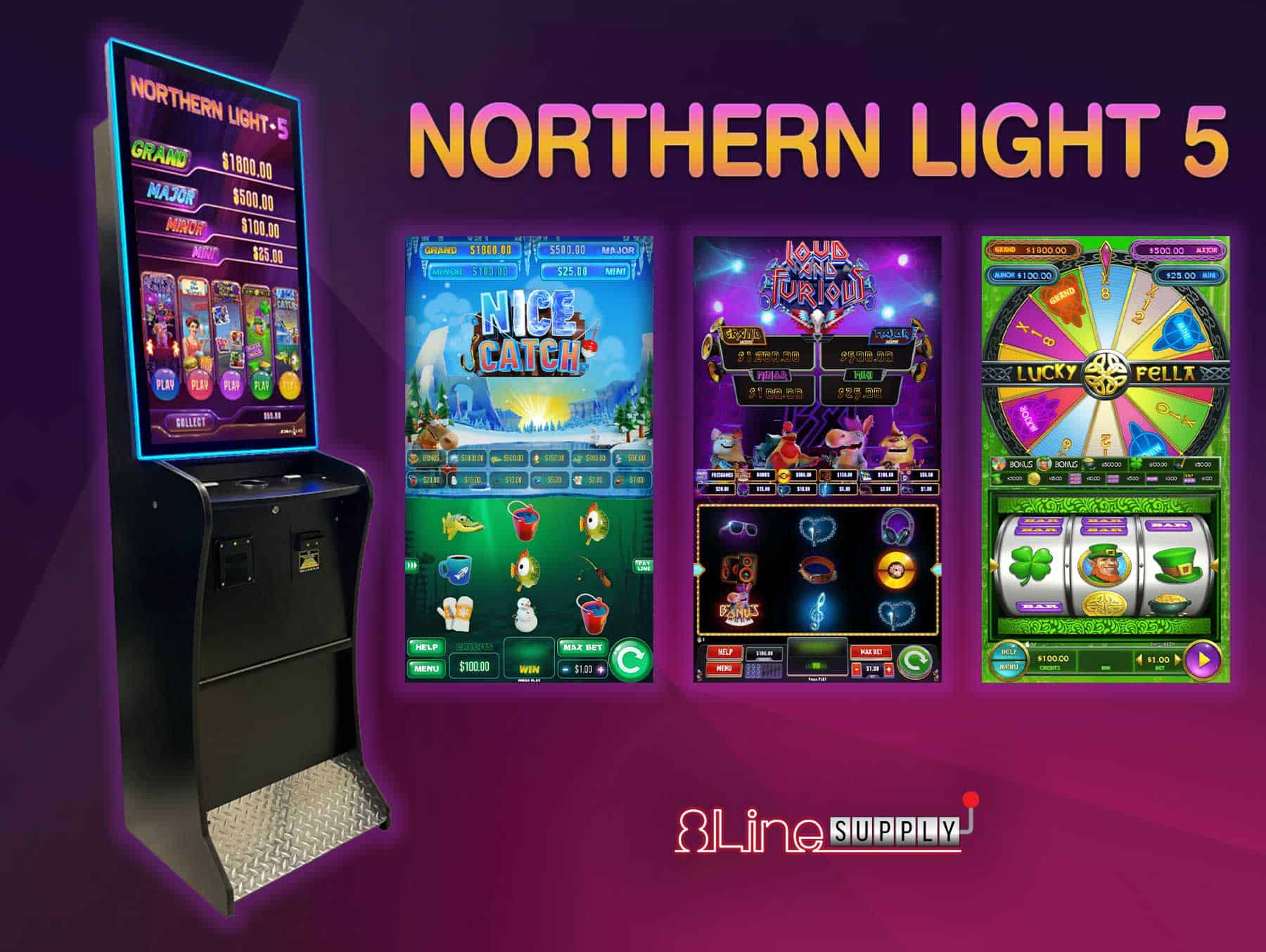 You are currently viewing Northern Light 5 is an ideal fit for our vertical game machines
