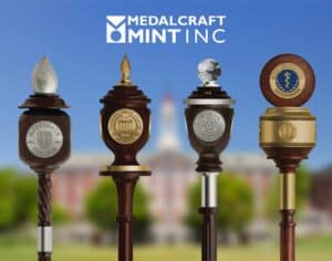 Medalcraft Mint graduation maces