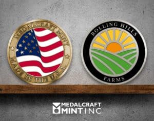 Read more about the article Challenge coins stand out with color enamel