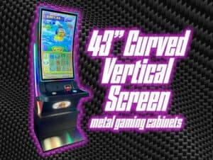 Read more about the article Upgrade to 43” curved vertical screen metal gaming cabinets